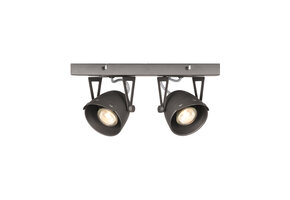 LABEL51 Spot Cap led - Grijs - Metaal - 2 Lichts