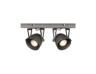 LABEL51 Spot Cap led - Grijs - Metaal - 2 Lichts