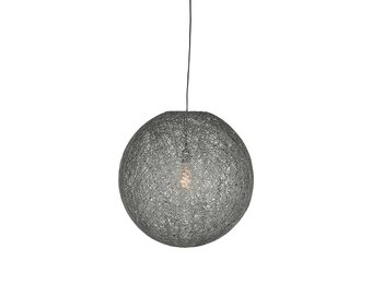 LABEL51 Hanglamp Twist - Grijs - Vlas - M