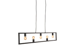 LABEL51 Hanglamp Quadrato - Zwart - 135x10x130 cm