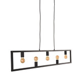 LABEL51 Hanglamp Quadrato - Zwart - 135x10x130 cm