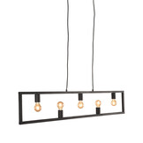LABEL51 Hanglamp Quadrato - Zwart - 135x10x130 cm