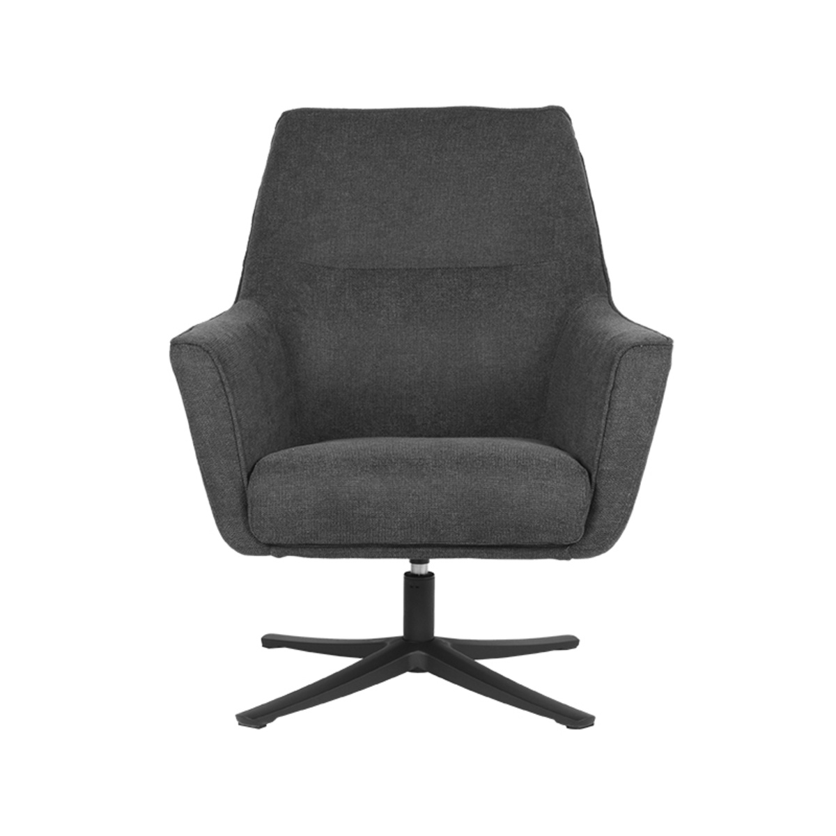 LABEL51 Fauteuil Tod - Antraciet - Weave