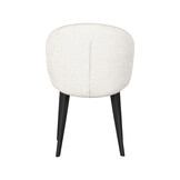 LABEL51 Eetkamerstoel Logan - Crème - Micro Suede - set van 2