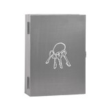 LABEL51 Wanddecoratie Sleutelkastje - Antiek grijs - Metaal - 25x8x35 cm