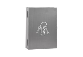 LABEL51 Wanddecoratie Sleutelkastje - Antiek grijs - Metaal - 25x8x35 cm