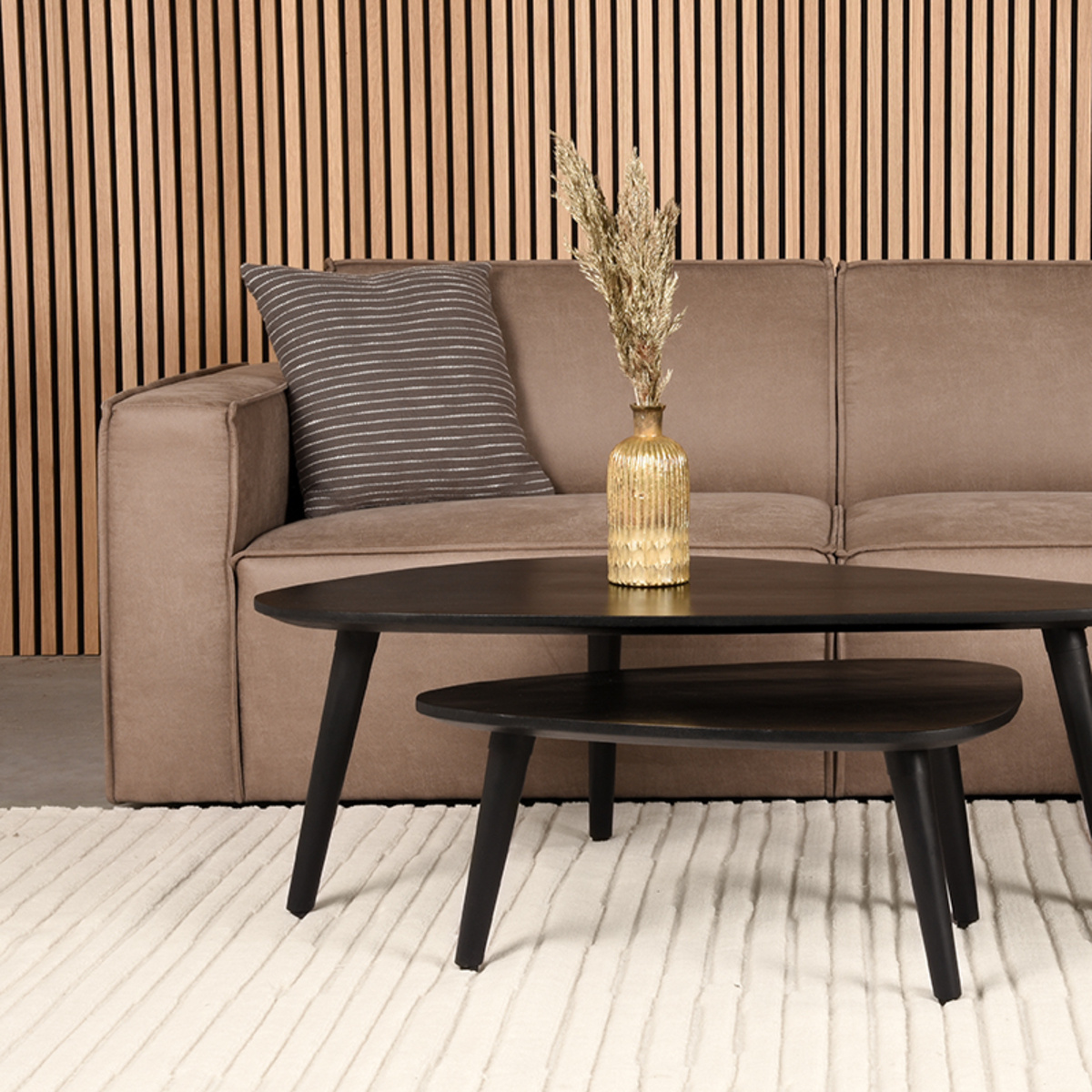 LABEL51 - Vloerkleed Luxy - Ivoor - 230x160x2cm