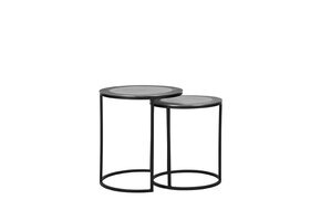 LABEL51 - Salontafel Set Pair - Antiek Ash - 40x40x45cm