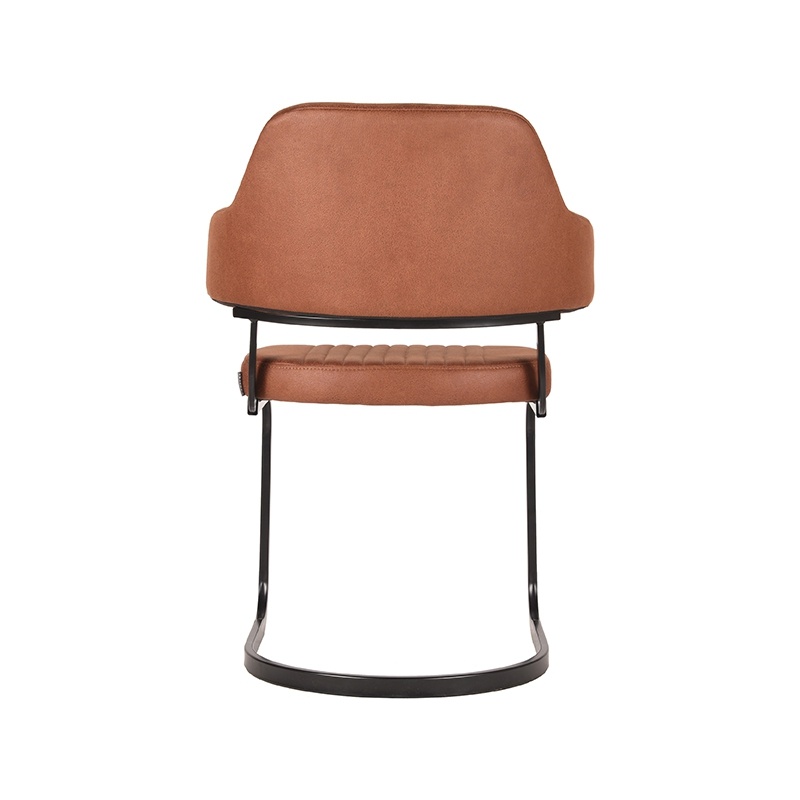 LABEL51 Eetkamerstoel Otta - Cognac - Microfiber