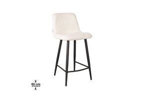 LABEL51 - Barkruk Jep - 45x48x94cm - Ivoor Teddy