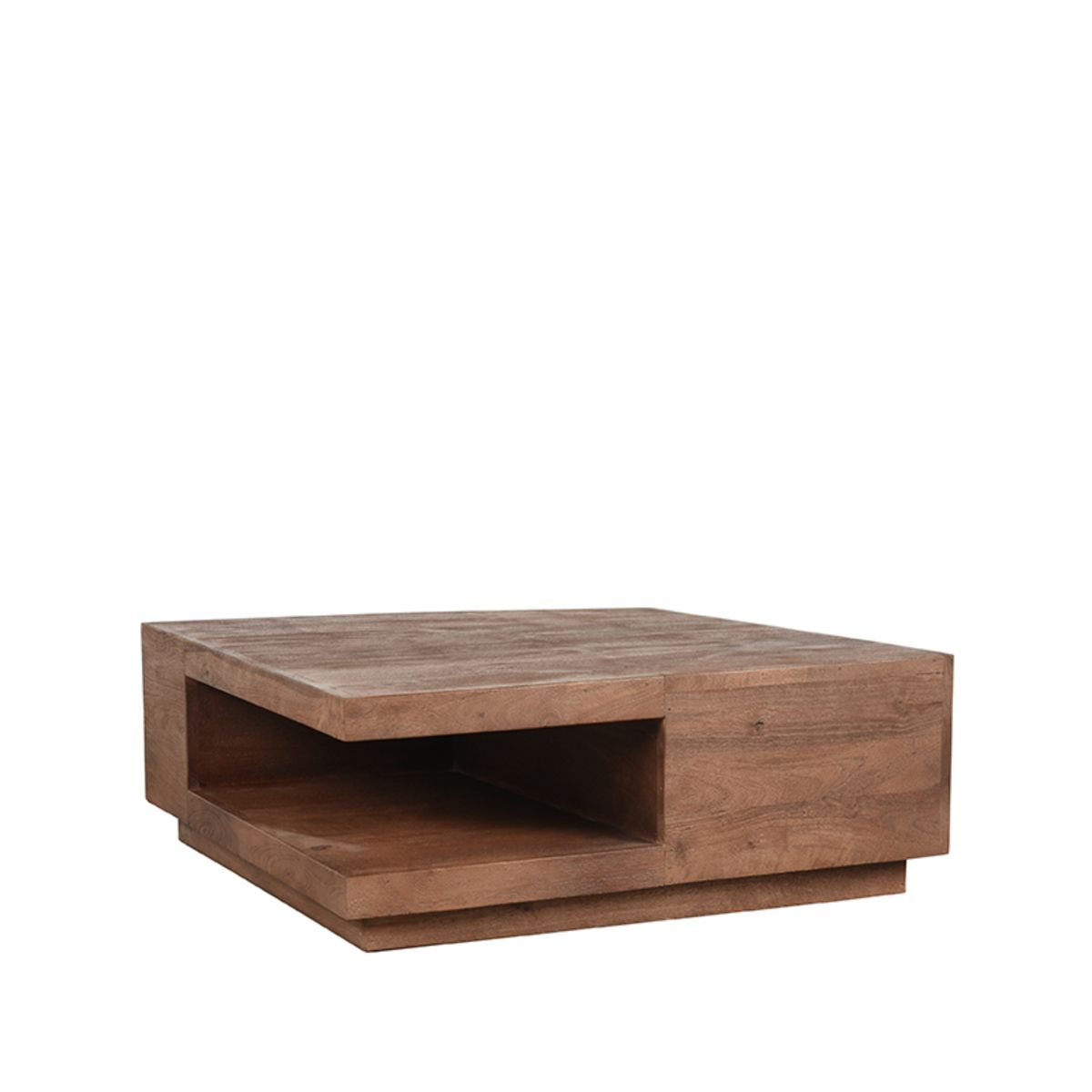 LABEL51 - Salontafel Square - Bruin - 80x80x30cm