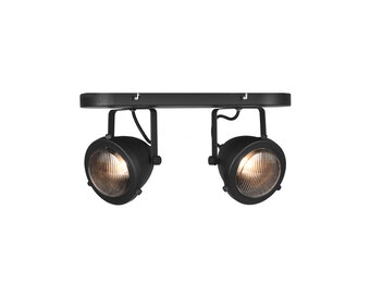 LABEL51 Spot Moto led - Zwart - Metaal - 2 Lichts