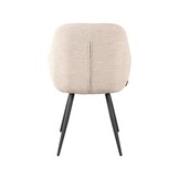 LABEL51 Eetkamerstoel Fender - Naturel - Boucle - 59x57x87 cm