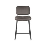 LABEL51 - Barkruk Noah - Antraciet - 48x61x94 cm - set van 2