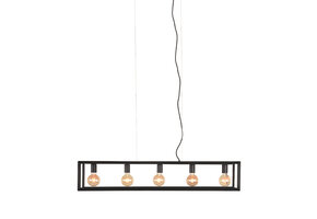 LABEL51 Hanglamp Tetto - Zwart - 120x20x141 cm