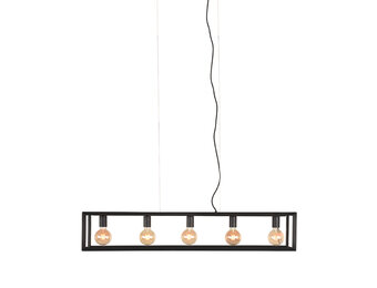 LABEL51 Hanglamp Tetto - Zwart - 120x20x141 cm