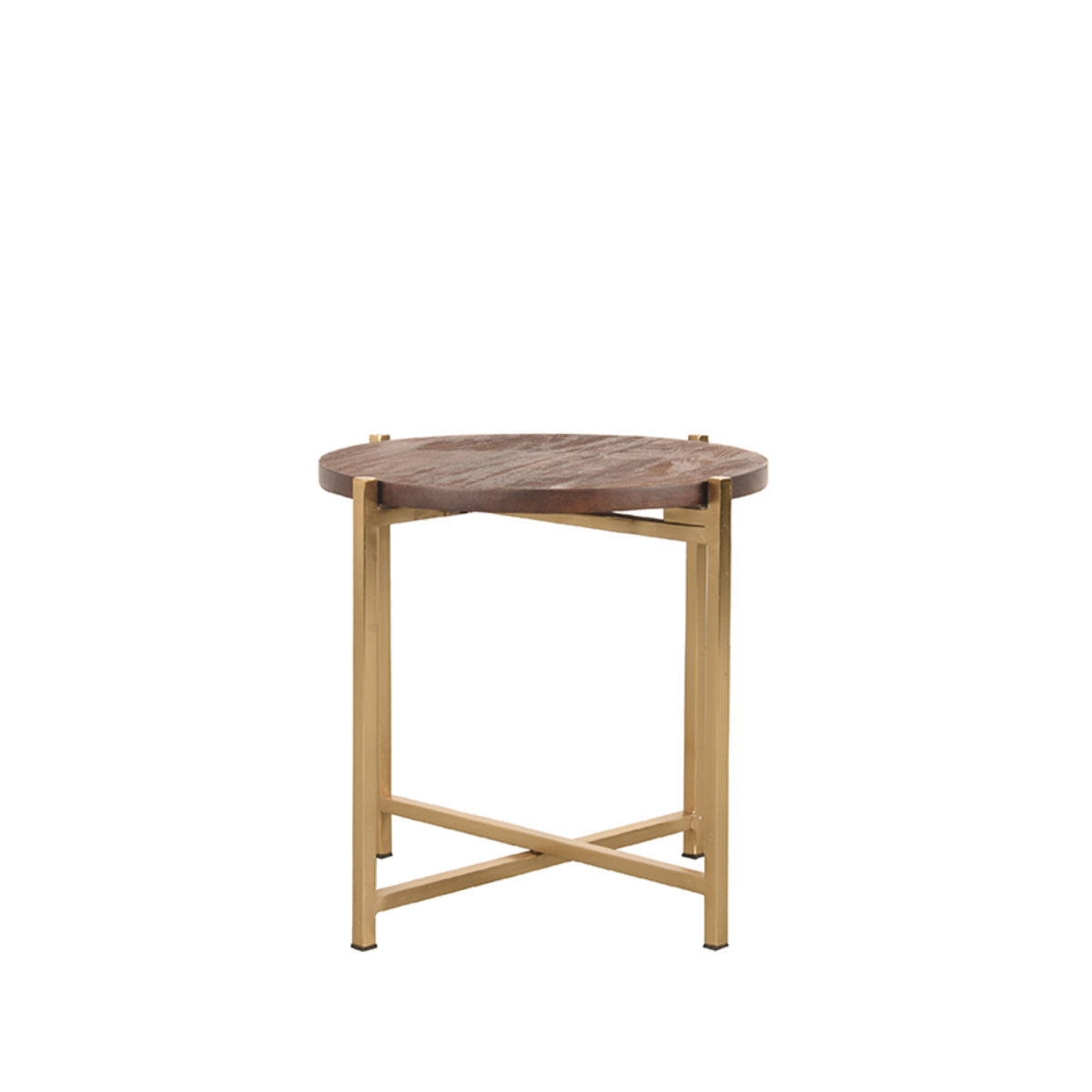 LABEL51 - Bijzettafel Dox - Bruin - 40x40x40cm