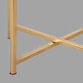 LABEL51 Bijzettafel Dox 40x40x40cm - Espresso - Mangohout