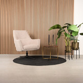 LABEL51 Bijzettafel Dox 40x40x40cm - Espresso - Mangohout