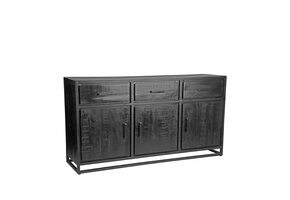 LABEL51 Dressoir Chili - Zwart - Mangohout - 170x45x90 cm