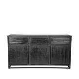 LABEL51 Dressoir Chili - Zwart - Mangohout - 170x45x90 cm