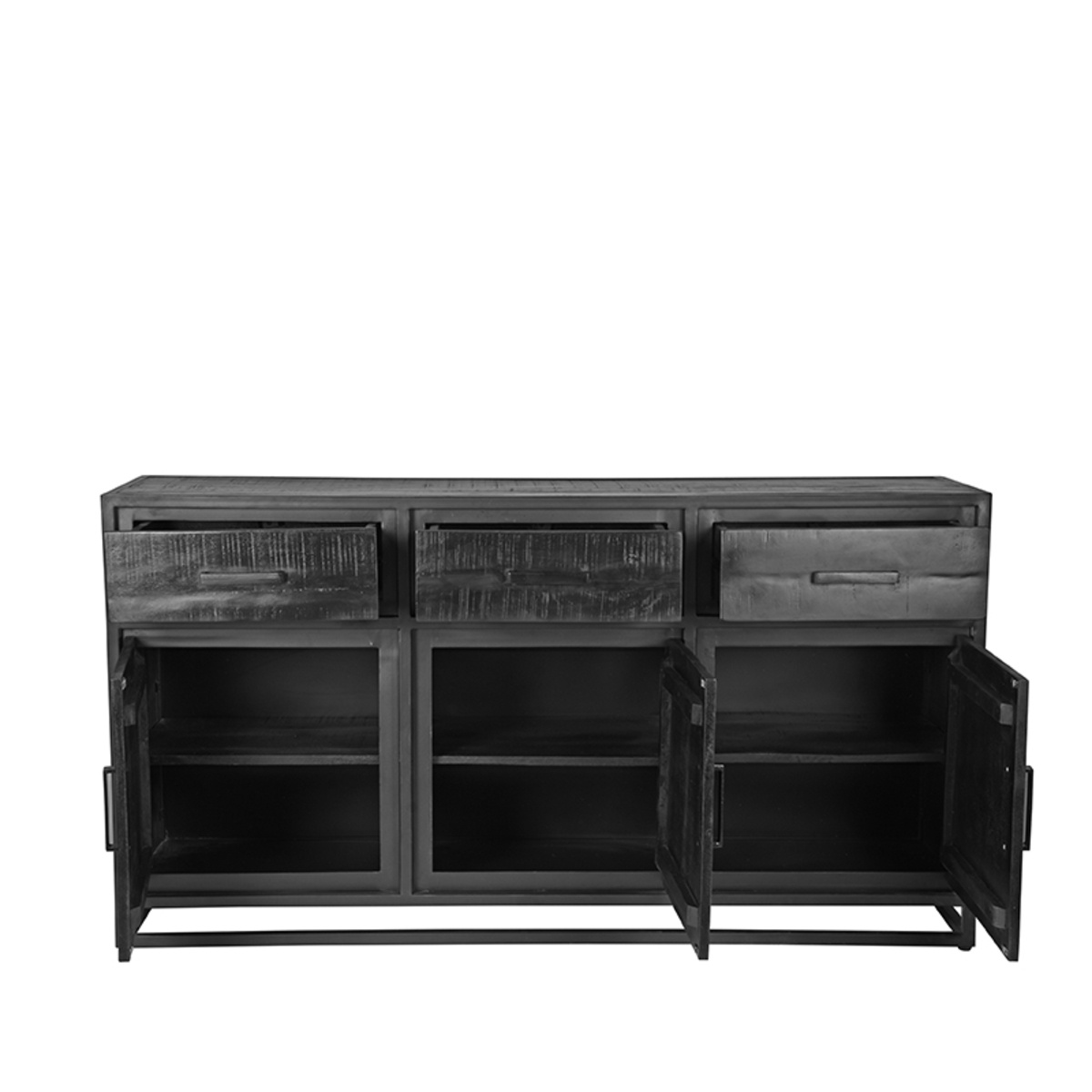 LABEL51 - Dressoir Chili - Zwart - 45x170x90cm