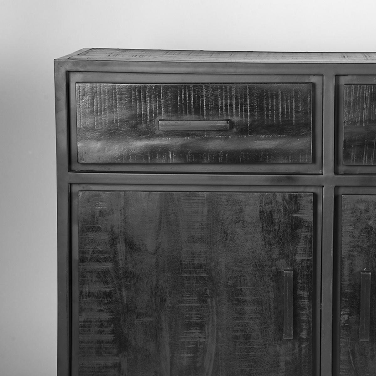 LABEL51 - Dressoir Chili - Zwart - 45x170x90cm