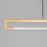 LABEL51 Hanglamp Futuro - Antiek goud - 120x9x118 cm