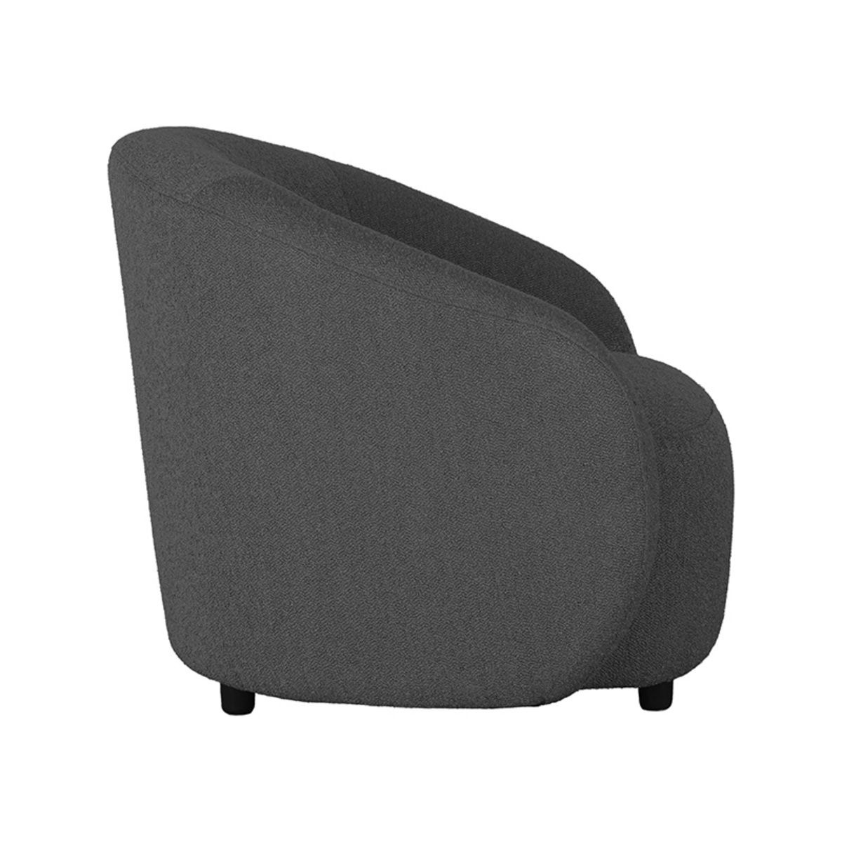 LABEL51 - Fauteuil Alby - Antraciet - Boucle