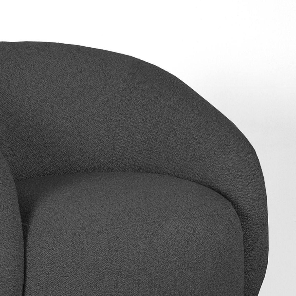 LABEL51 - Fauteuil Alby - Antraciet - Boucle