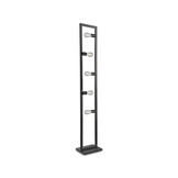 LABEL51 - Vloerlamp Quadrato - Zwart - 25x35x160cm