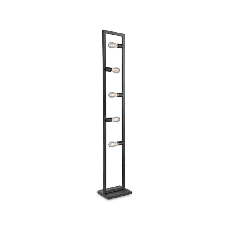 LABEL51 - Vloerlamp Quadrato - Zwart - 25x35x160cm