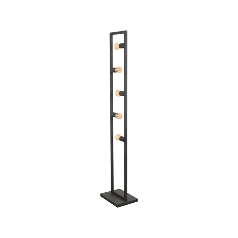 LABEL51 - Vloerlamp Quadrato - Zwart - 25x35x160cm