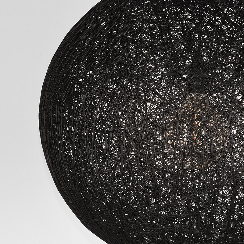 LABEL51 - Hanglamp Twist - Zwart - 45x45x45cm