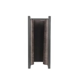 LABEL51 Wanddecoratie Magazinehouder - Antraciet - Leder