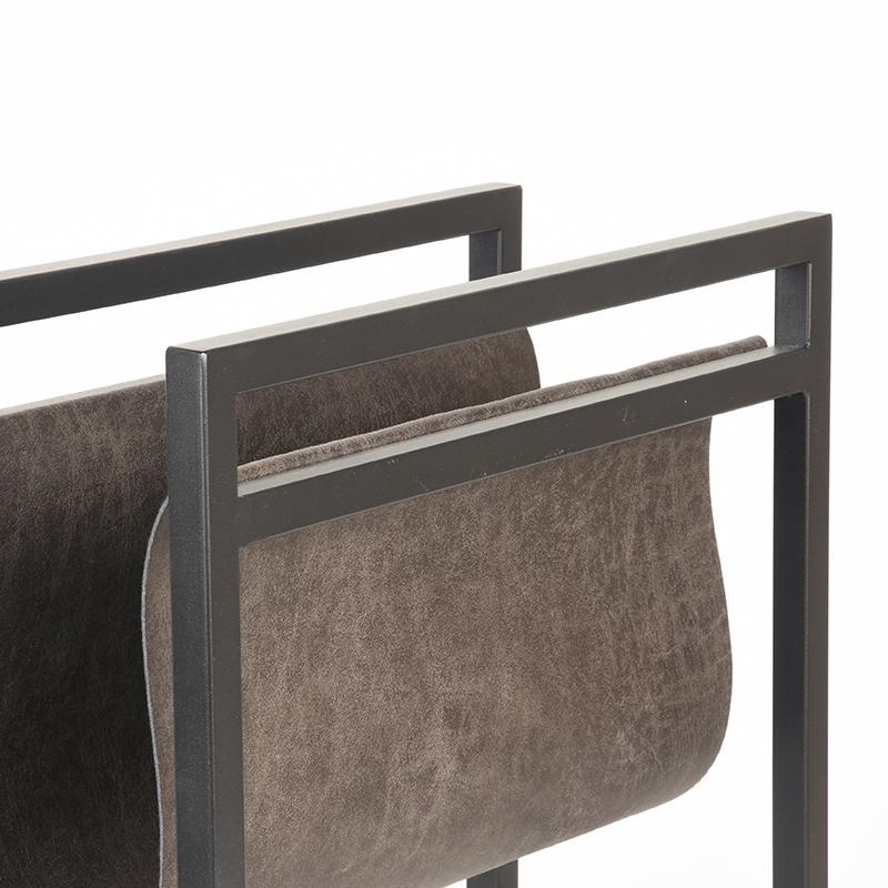 LABEL51 - Woondecoratie Magazinehouder - Grijs - 20x45x38cm