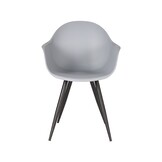 LABEL51 Eetkamerstoel Luca - Grijs - Kunststof