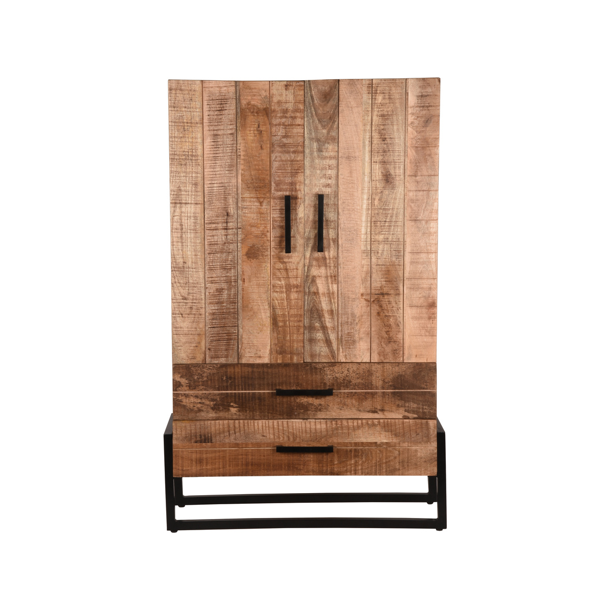 LABEL51 Bergkast Bolivia - Rough - Mangohout - 2-Deurs - 100x40x160 cm