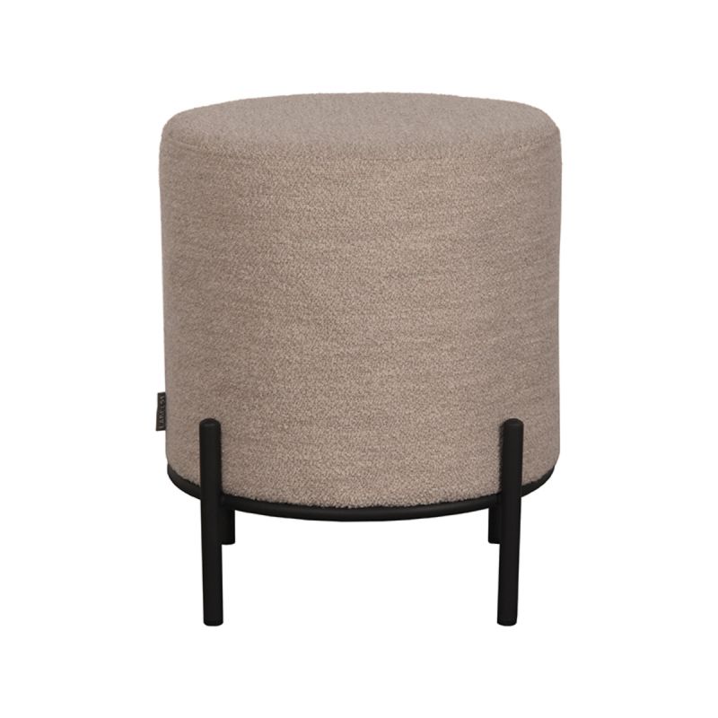 LABEL51 - Poefs Troy - Beige - 43x43x48cm