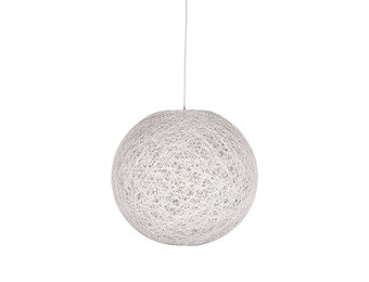 LABEL51 Hanglamp Twist - Wit - Vlas - M