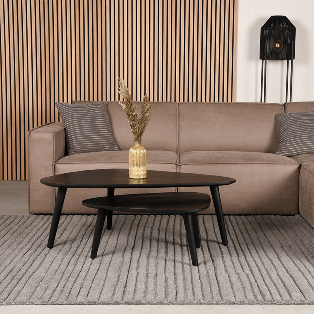LABEL51 - Vloerkleed Luxy - Grijs - 300x200x2cm