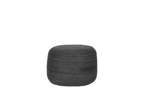 LABEL51 Poef Jute - Antraciet - Jute - 50 cm
