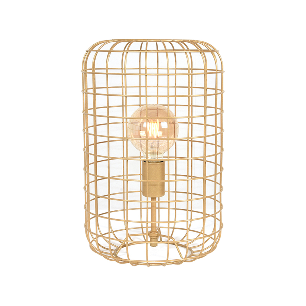 LABEL51 - Tafellamp Solido 26x26x40cm - Goud - Metaal