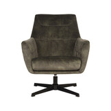 LABEL51 Fauteuil Toby - Hunter - Velours
