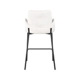 LABEL51 - Barstoel Joni - Creme - 53x51x94cm - Set van 2