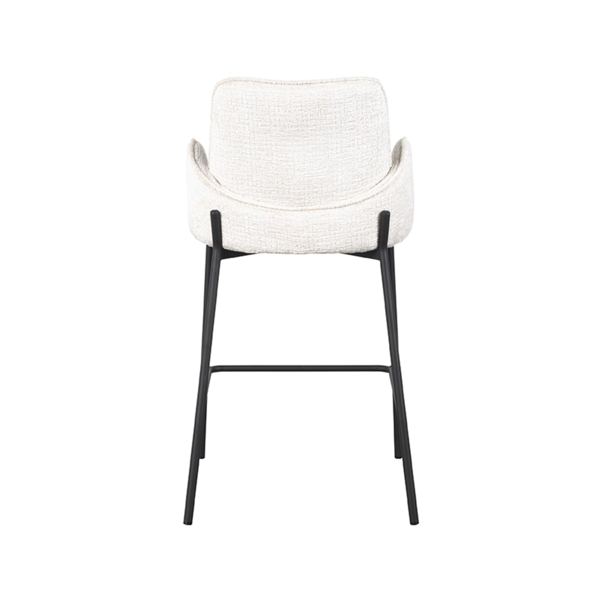 LABEL51 - Barstoel Joni - Creme - 53x51x94cm - Set van 2