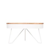 LABEL51 - Salontafel Saran - Wit - 80x80x43cm