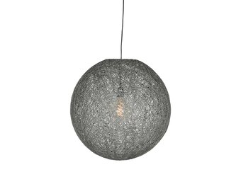 LABEL51 Hanglamp Twist - Grijs - Vlas - L