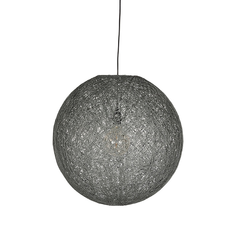 LABEL51 - Hanglamp Twist - Grijs - 45x45x45cm