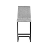 LABEL51 Barkruk Milo - Zinc - Stof - set van 2